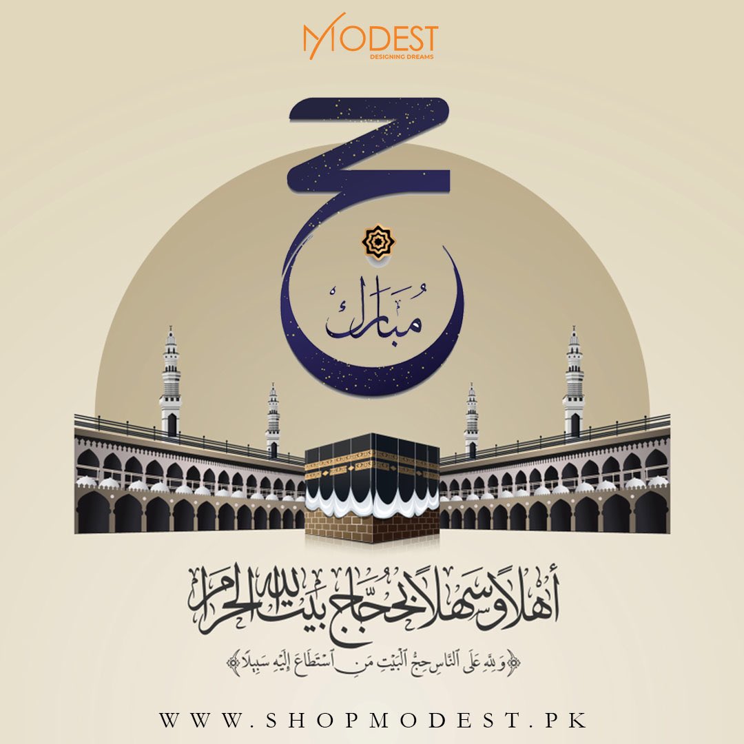 Modest_PK's tweet photo. May Allah today grant all your wishes &amp; flood your life with happiness and joy with this Hajj. Wishing you a happy Hajj!❤️

#hajj #HajjMubarak2022 #modest #modestclothing #designingdreams https://t.co/0Vmd7FWMxC