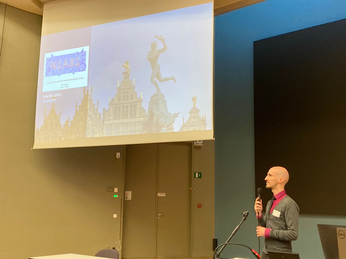 It's showtime.
Today we're organising the National Symposium for Applied Biological Sciences <a href="/NSABS2022/">National Symposium Applied Biological Sciences</a>. As the main organiser, I'm super proud to see howbthe effortsvof the whole team results in an interesting science day.

#NSABS2022 @BirUantwerpen