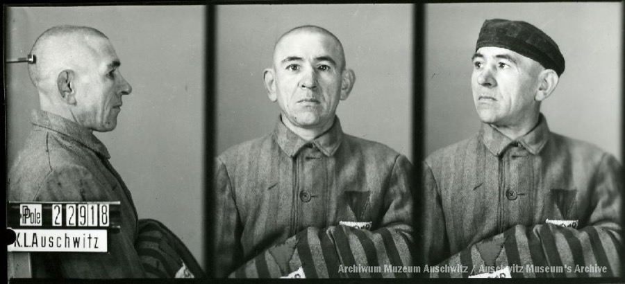 AuschwitzMuseum's tweet photo. 8 July 1897 | A Pole, Bolesław Buczek, was born in Warsaw. A blacksmith.

In #Auschwitz from 20 November 1941.
No. 22918
He perished in the camp on 5 December 1941. https://t.co/xoDFpLklzn