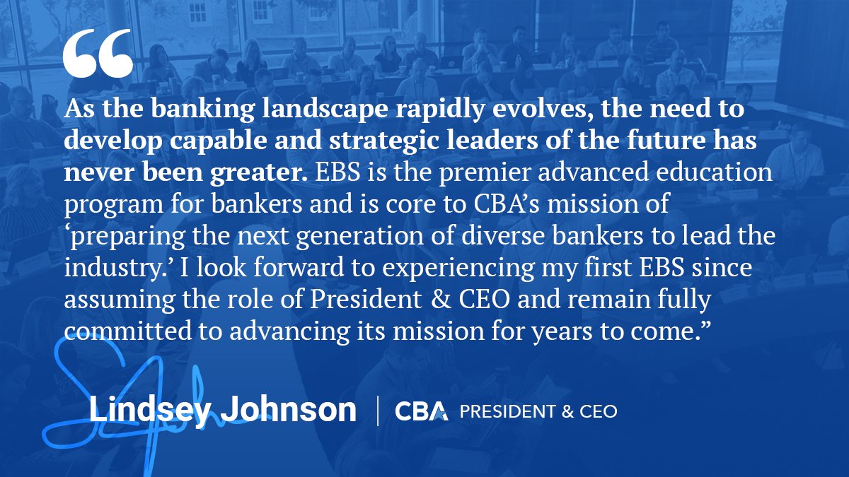 ConsumerBankers's tweet photo. After several years of being held virtually, CBA’s renowned Executive Banking School is preparing to welcome more than 300 bankers to the campus of Furman University in Greenville, SC, July 24 through August 3! #BackToBankingSchool https://t.co/tWkUs53LaJ https://t.co/Qf8fLXxpdr