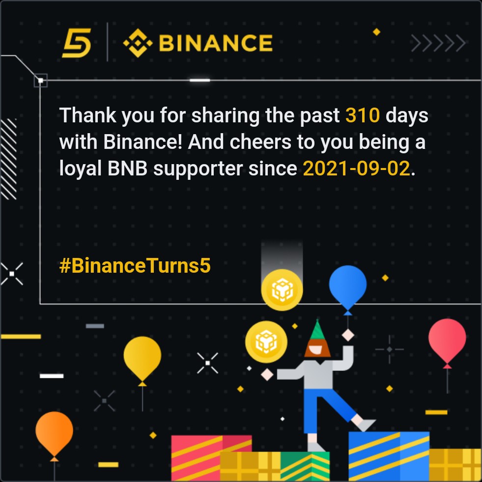 #BinanceTurns5