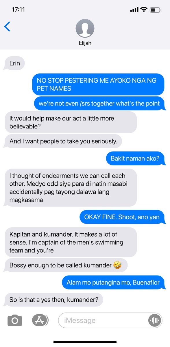 ii001lhs's tweet image. the dating game | a #heejake au.

elijah buenaflor (lhs) needs a way out of what seemed to be a rumor about him and an 'ex' he doesn't even know about. erin ignacio (sjy) might be the answer to his problems so with a date or two and some convincing, the dating game begins.