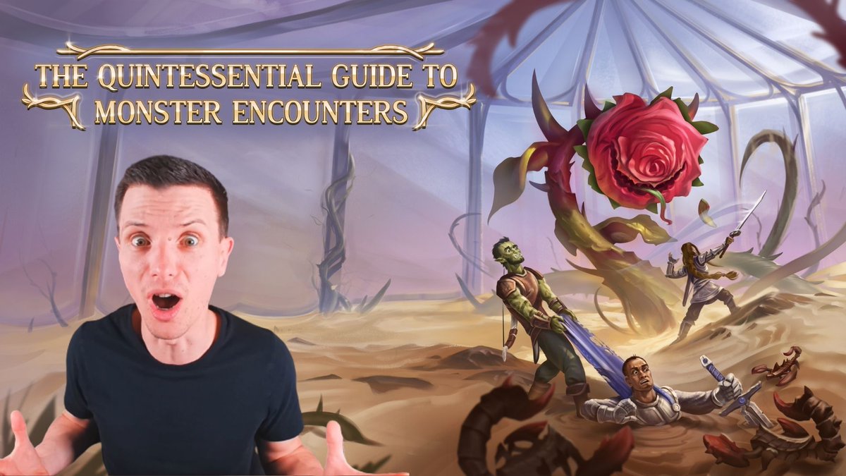 Mr_Tarrasque's tweet photo. I'm ready to talk about the next big project I'm working on with none other than @wallyd2 and @DungeonPapa! Check out the Quintessential Guide To Monster Encounters, including a sneak peek at early art:
https://t.co/dimQt3RO3M

#dnd #dnd5e #dungeonsanddragons https://t.co/3n91vDFCe3