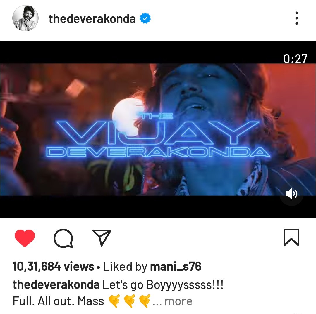therowdycult's tweet photo. Just The Vijay Deverakonda Thingsπ₯π₯π―.
@TheDeverakonda
#VijayDeverakonda
#Liger
#AkdiPakdi
#LIGERRALUCHA https://t.co/AWWKltbUqP