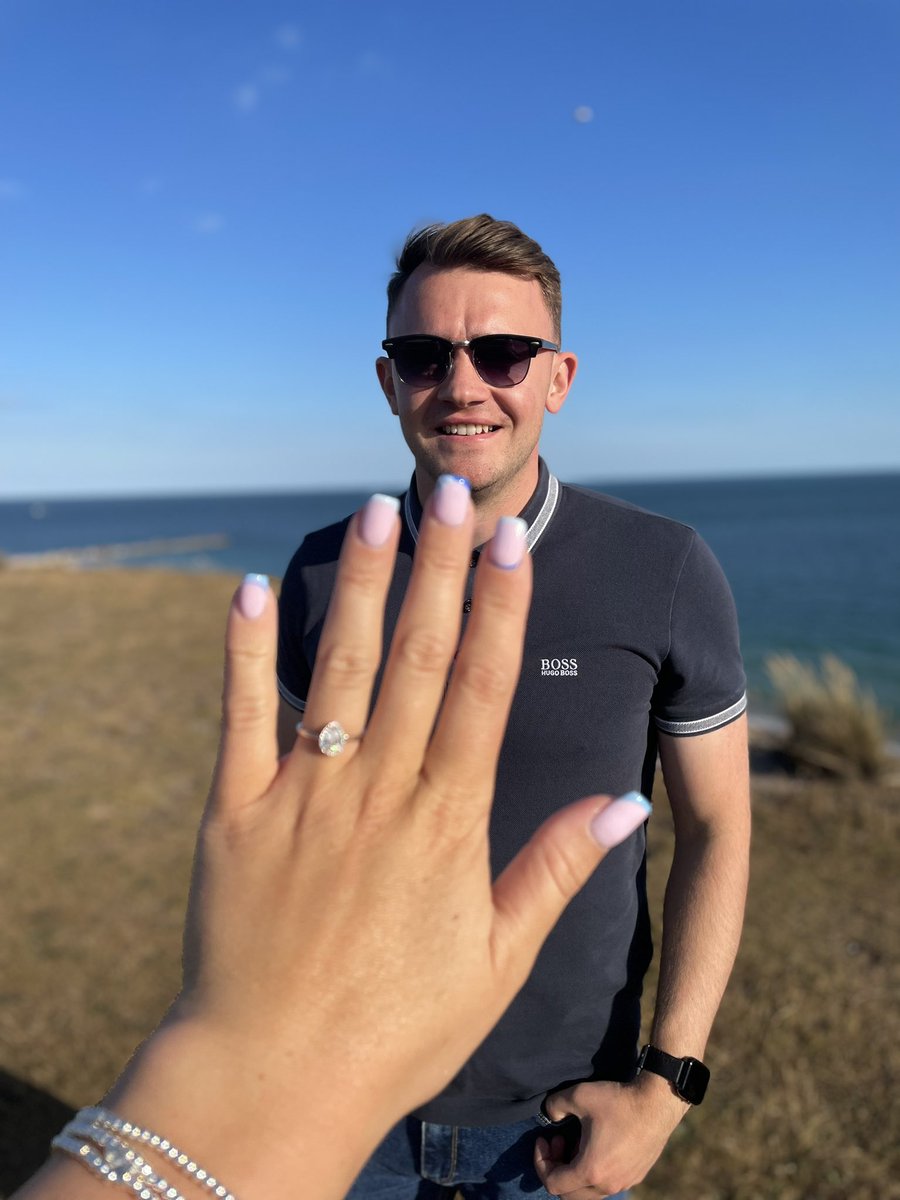 CourtneyStanway's tweet image. 07.07.22, the best day of my life 💍☁️ only took him 9 years 🤍