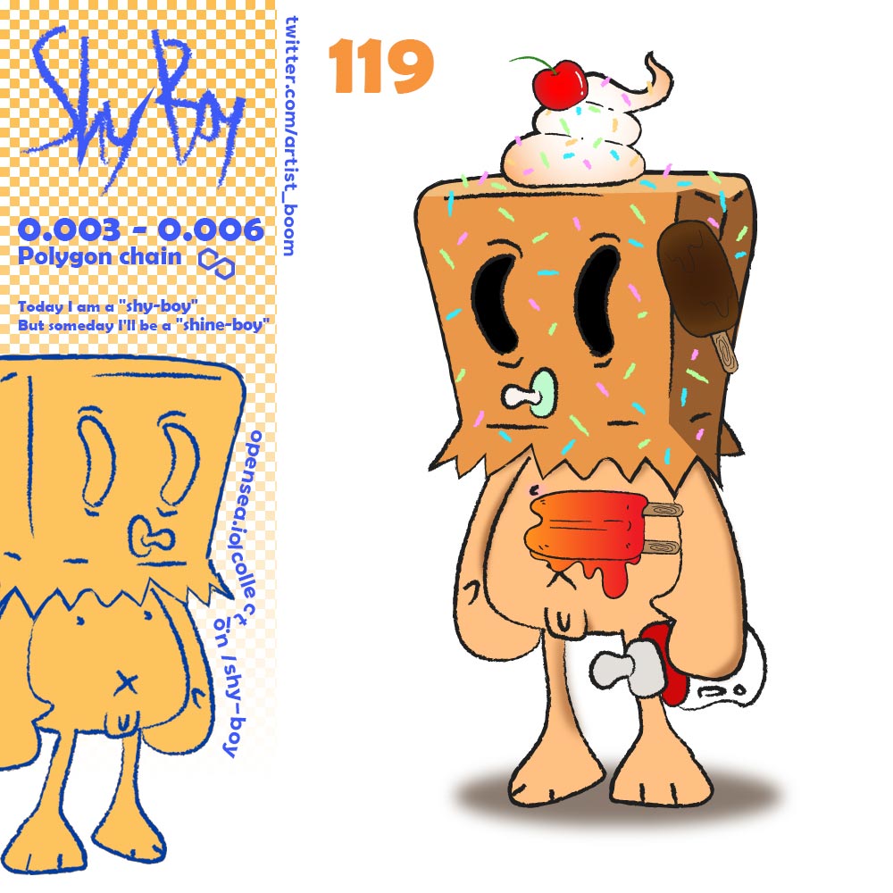 น้อนนกลับมาแล้วว 🌟น้อนมาใหม่อีก3ตัว 😍น่ารักน่าหยิกเหมือนเดิม🌈
👶🏻Shy-Boy Collection
💰Polygon
⛵️Opensea : opensea.io/collection/shy…
📷instagram : instagram.com/boom_artist_nf…
#NFTcollections #nftpolygon #NFTCommmunity #nftart #NFTMarketplace