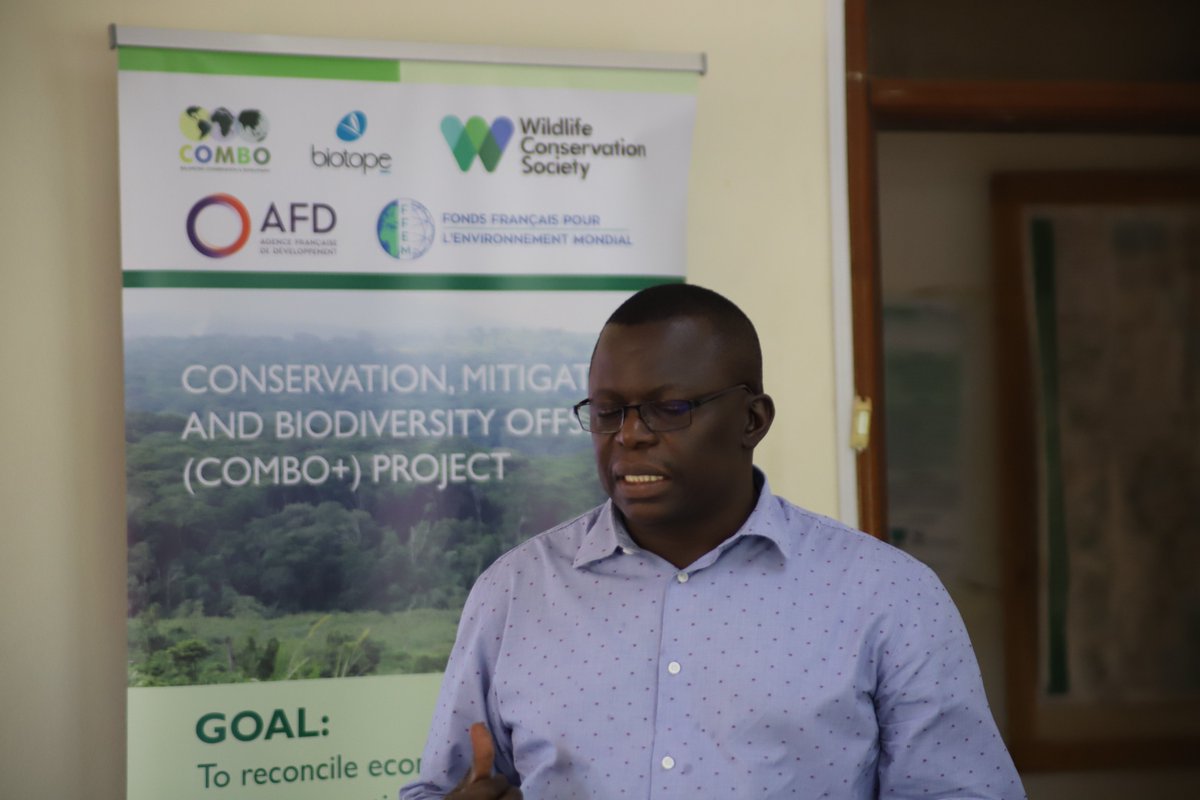 wcs_uganda's tweet photo. Francis Ogwal presented his Ph.D. proposal and Ingrid Aringaniza presented her MSc proposal for their #scholarship awards from the @ProgramCombo project implemented by @TheWCS #Uganda Program and Biotope with support from @AFD_France and @FFEM_Fr. #BiodiversityandDevelopment. https://t.co/aOxu6ItLyz