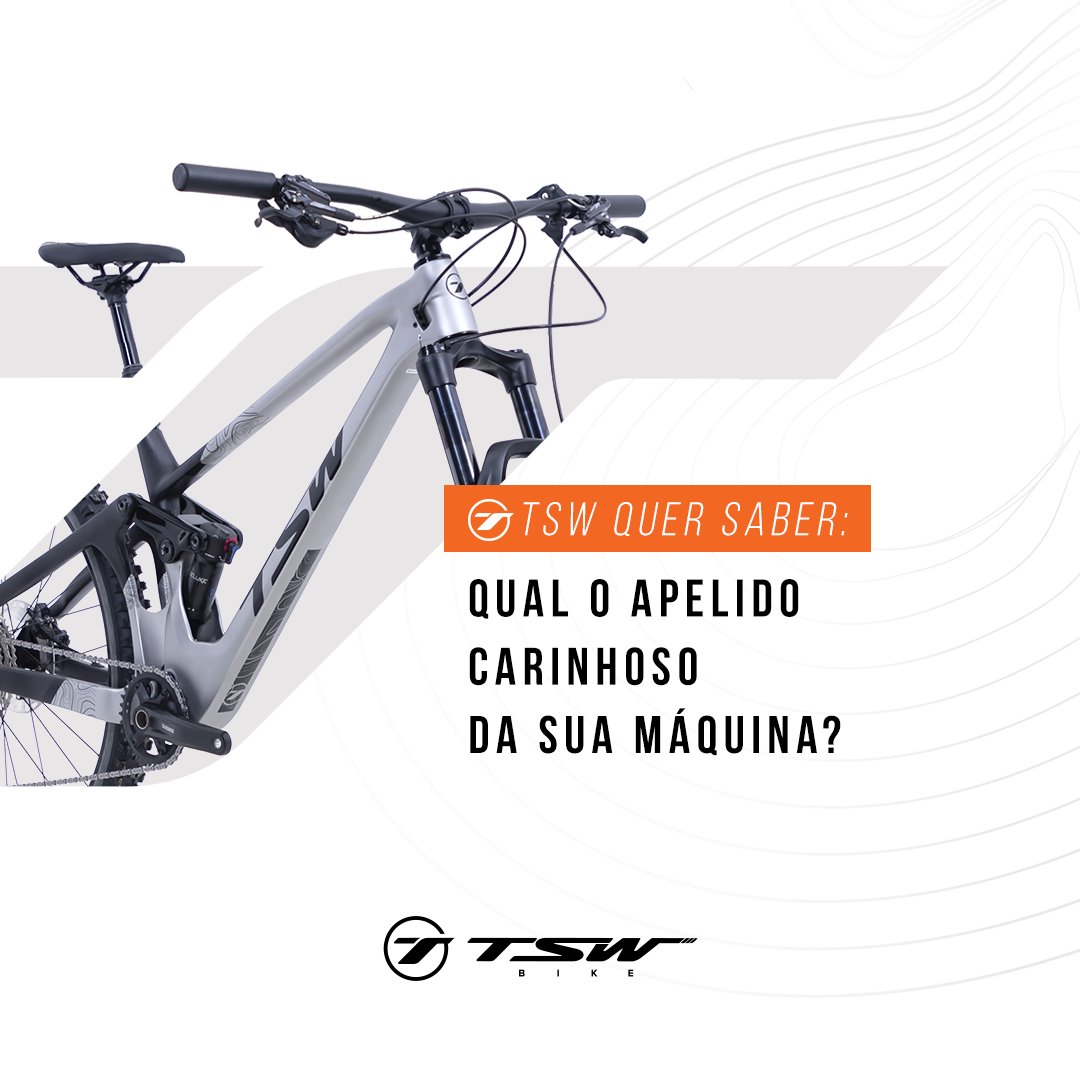 Tsw_Bike's tweet photo. Sempre tem um apelido carinhoso que damos àquelas pessoas com quem a gente mais tem intimidade, né?! 😍
E com a bike não é diferente.
Conta pra gente qual apelido você colocou na sua.
#TSWBike #Bicicleta #PraCima #Ciclismo #LifeBike #MTBBrasil https://t.co/QurARqAMJn