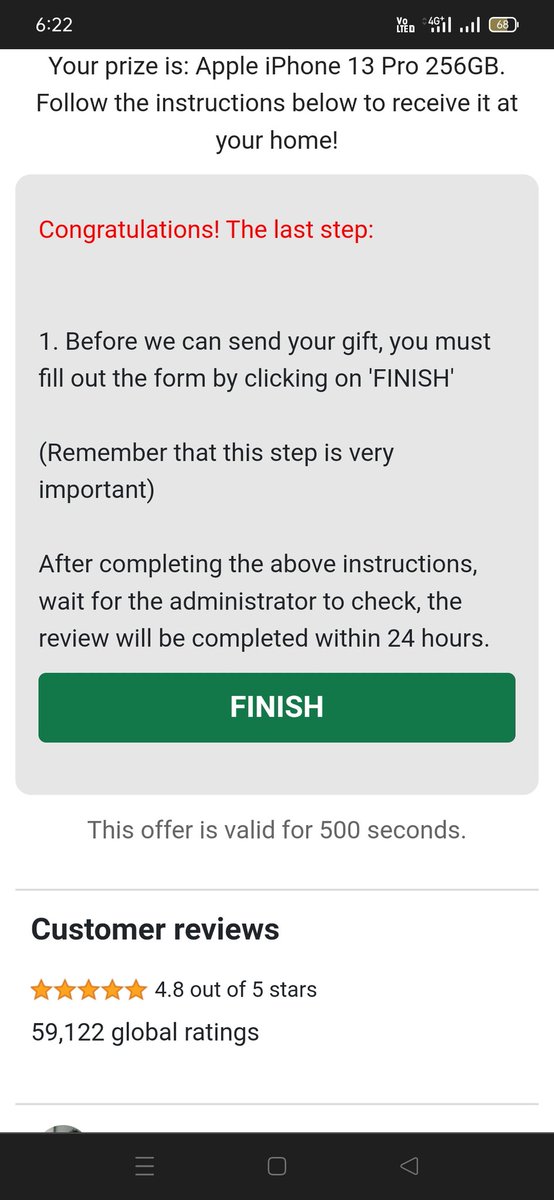 Amazon should stopped this becz it damaged Amazon brand value too and I tell Amazon must investigates mension people who comments in page tht the offer is real..<a href="/amazonIN/">Amazon India</a> <a href="/amazon/">Amazon</a> <a href="/AmazonHelp/">Amazon Help</a> <a href="/JeffBezos/">Jeff Bezos</a> <a href="/GujaratPolice/">Gujarat Police</a> <a href="/DelhiPolice/">Delhi Police</a> <a href="/MumbaiPolice/">मुंबई पोलीस Mumbai Police</a>
