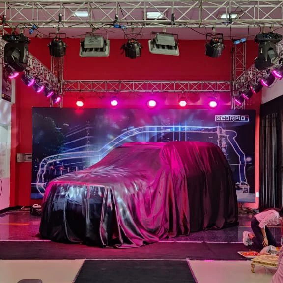 JS4WheelMotors's tweet photo. Glimpses of today the grand Launch of All-New Scorpio-n.
#BigDaddyofSUVs #scopion https://t.co/7od7hdcCqe