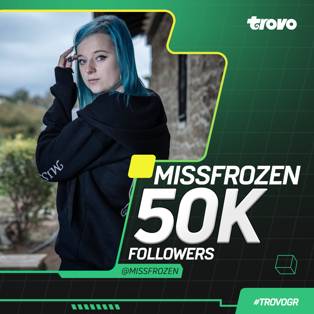 Η @daria_tafzita έφτασε 50.000 ακόλουθους στο Trovo!💚