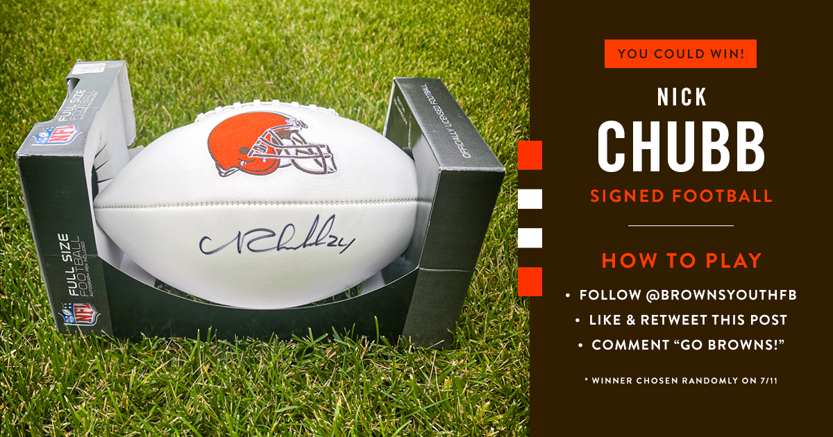 We're giving away a Chubb ✍️🏈 for #FanFriday

Play by the rules ⬇️ for a chance to win!