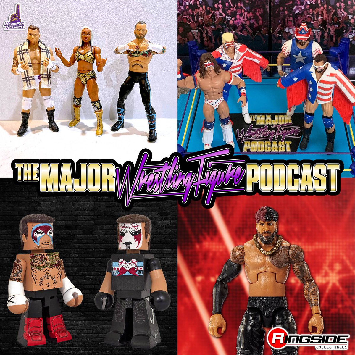 DOWNLOAD THE LATEST EPISODE OF <a href="/MajorWFPod/">The Major Wrestling Figure Podcast</a>! <a href="/MajorPodNetwork/">MAJOR POD NETWORK</a>

<a href="/Myers_Wrestling/">Brian Myers</a>, <a href="/MarkSterlingEsq/">“Smart” Mark Sterling, Esq.</a>, &amp; <a href="/TheMattCardona/">Matt Cardona</a> discuss #AEWUnmatched Series 4, favorite patriotic figure, <a href="/CollectDST/">Diamond Select Toys</a> #AEW figures, Elite Series 95 Jimmy Uso, &amp; much more!

RT TO ENTER TO WIN <a href="/RingsideC/">Ringside Collectibles</a> PRIZE!