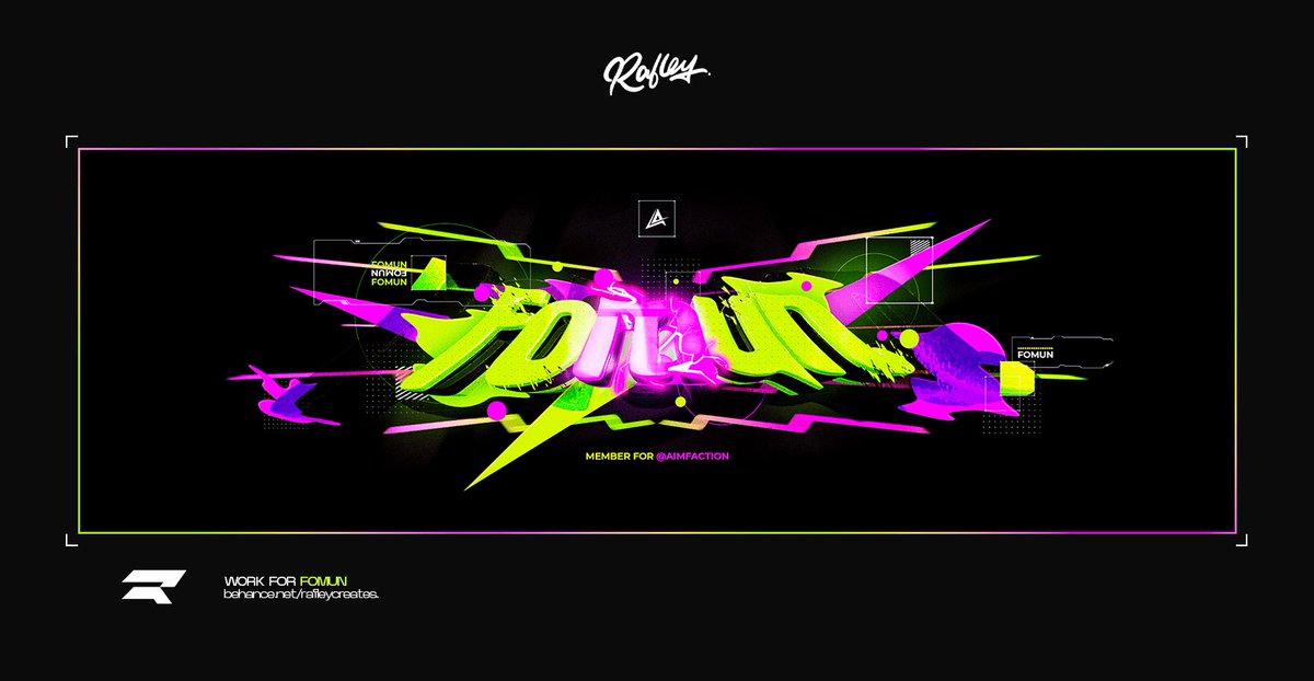 FOMUN (<a href="/FoMuNick/">FoMuN RE</a>).
- REQUESTED.

Check more at: behance.net/rafleycreates 🌐