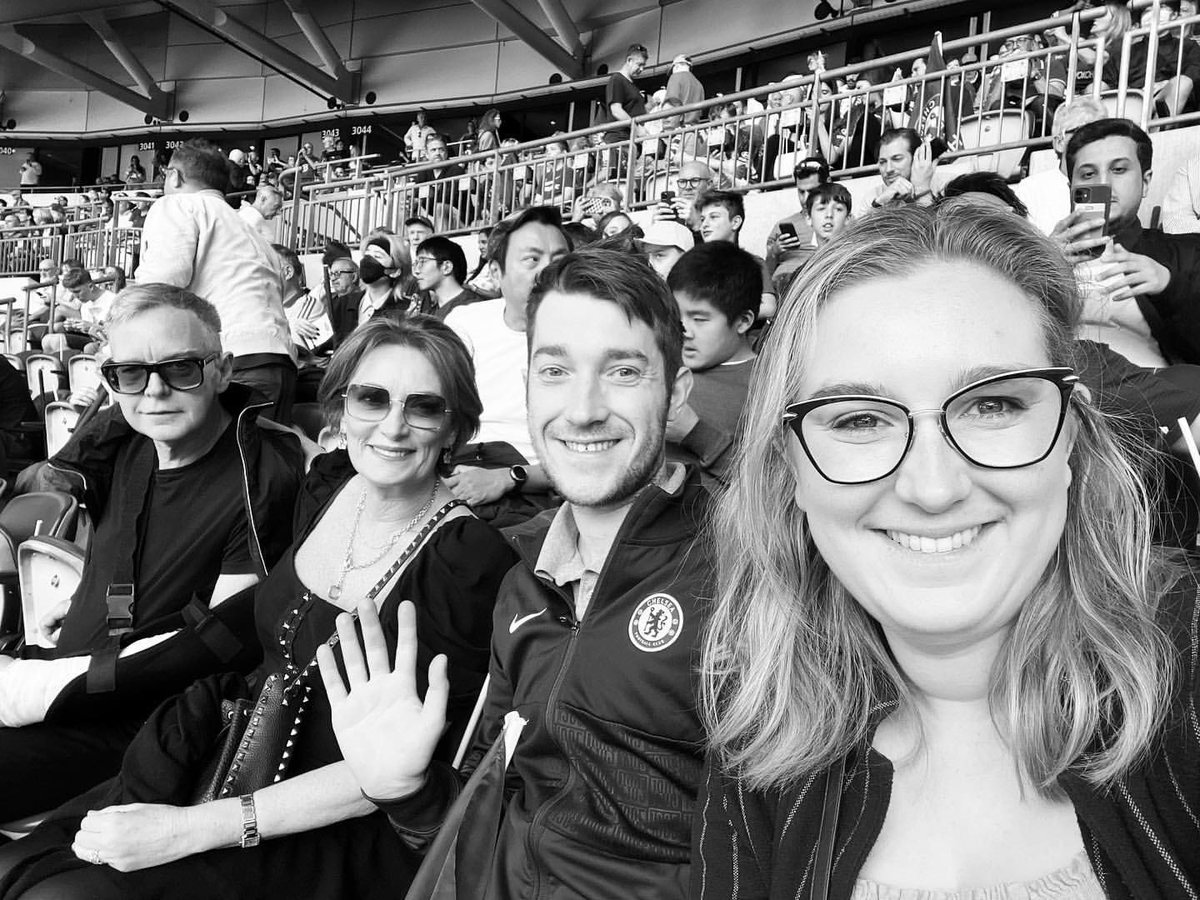 [via Megan Fletcher] 
On what would have been your 61st birthday 🧡 
Our last family photo taken on a great day out at the FA Cup Final, despite the score 🥴
Thank you everyone for the incredible support and messages over the past 6 weeks. You’re all amazing 🧡
#AndyFletcher