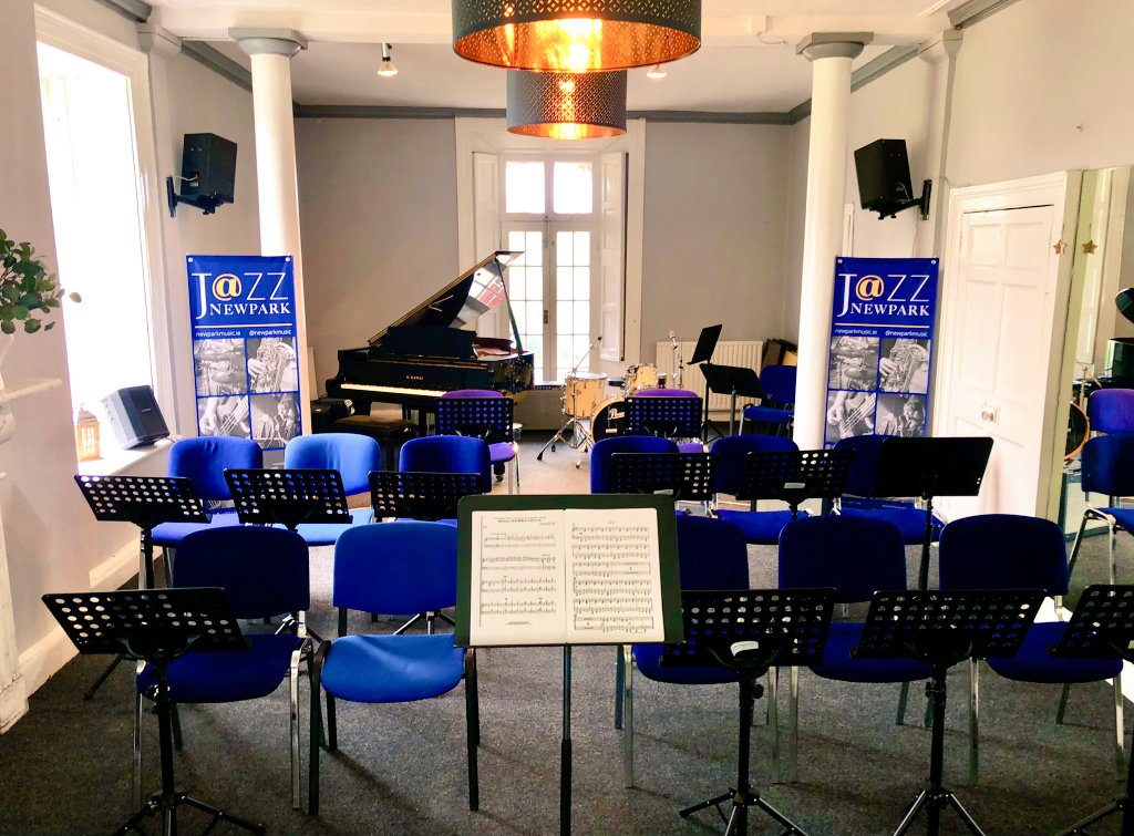 NewparkMusic's tweet photo. Tonight our full Big Band come togther after a week of brilliant sectionals, ahead of our gig this Sunday in association with @IMMAIreland.

#WeAreNewpark #JazzAtNewpark https://t.co/thuVRjYnOS