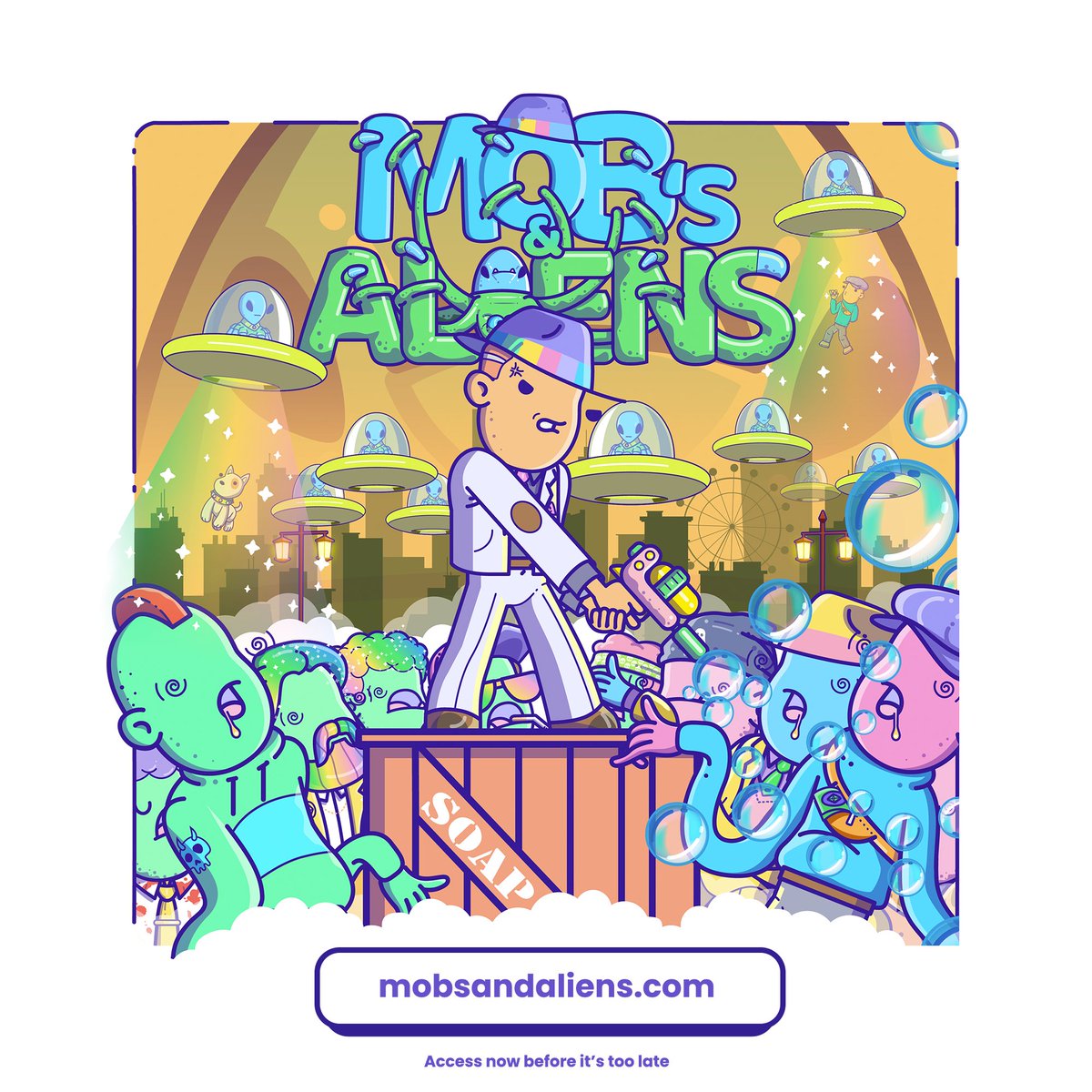 MobsAndAliens's tweet photo. 1/4

#MnA With no other options, the leader fled the shed, trying to think of how to turn the situation around 💨

🛸 WL https://t.co/2bhKK4QXC3

🗓️ #Freemint JULY 9TH - 6PM EST

#NFTs #NFTCommunity #NFTProject #NFTGiveaways https://t.co/vftYObUd9i