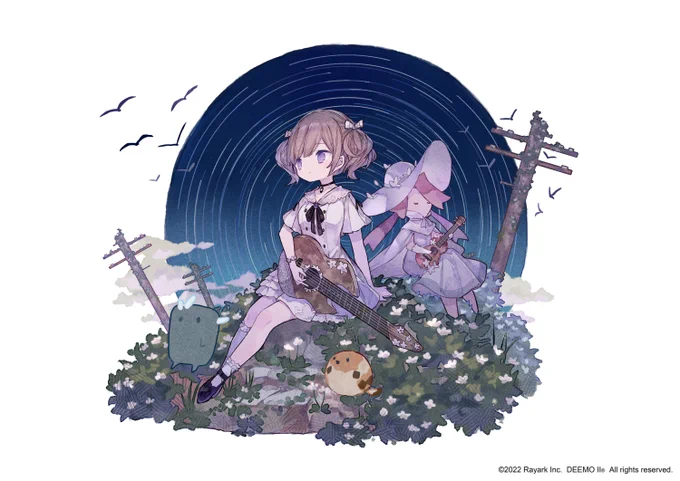 Rayark様による音楽ゲーム「DEEMO II」にて、楽曲イラストを数点描かせていただきました。🎶
前から好きだったシリーズなので本当に嬉しいです!どうぞよろしくお願いいたしますー!✨
#DEEMO2 