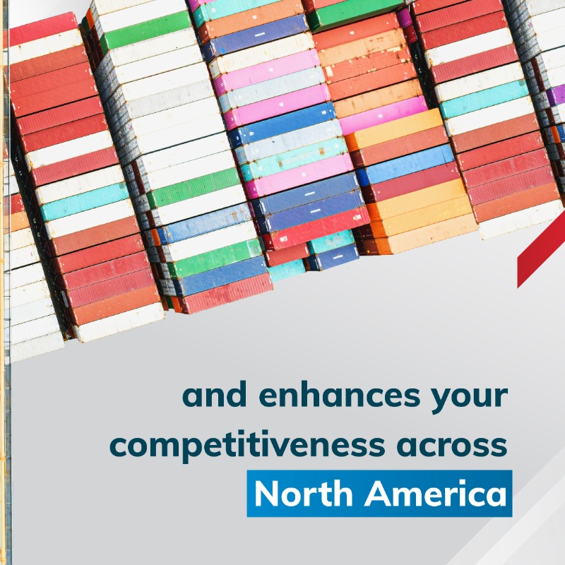 TCS_SDC's tweet photo. #CUSMA provides Canadian businesses:

✅ preferential access to 450+ million consumers
✅ duty-free treatment on 99.99% of Canadian exports to the #US and #Mexico