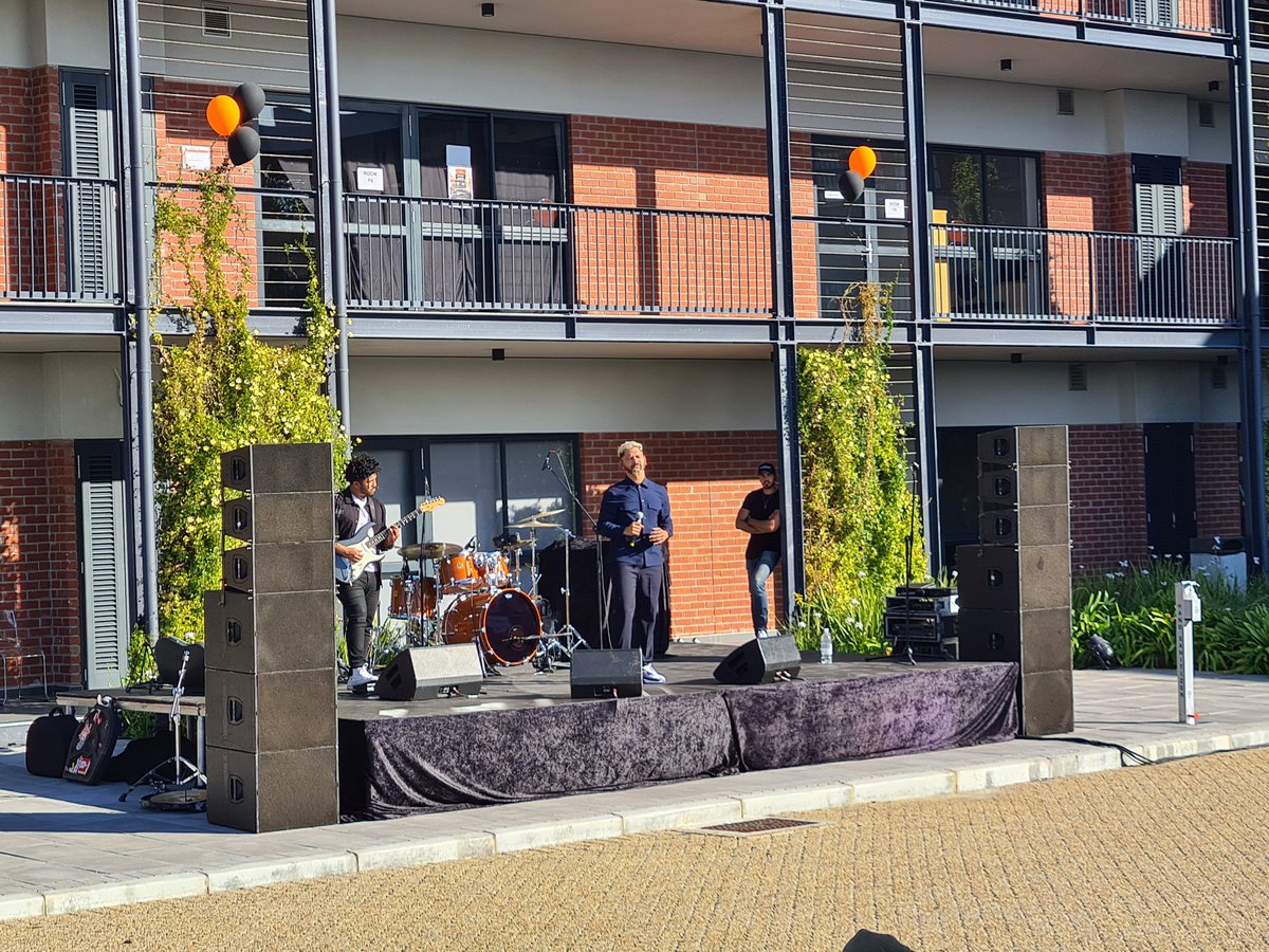 Enjoying the performance by Craig Lucas at the launch of the new campus the <a href="/Cornerstone_CPT/">CornerstoneInstitute</a> Thank you <a href="/NoelDaniels16/">Noel Daniels</a> for the invite.