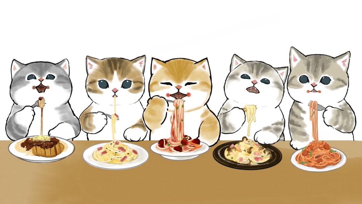eating food no humans cat holding pizza pasta  illustration images