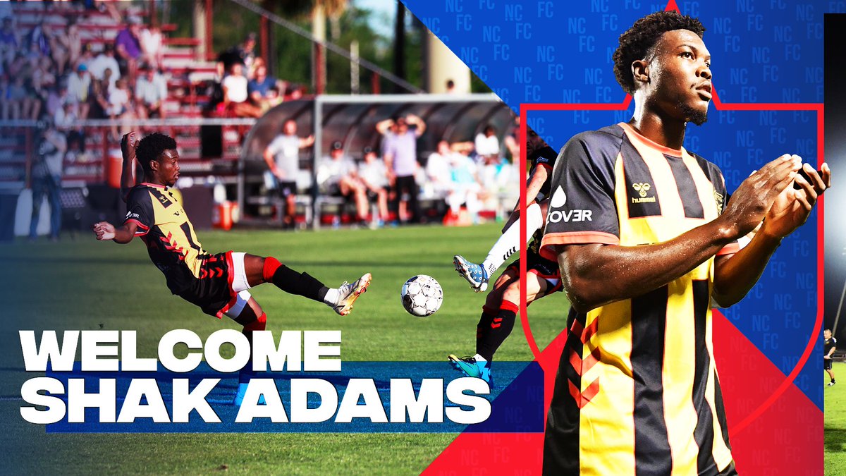 [NEWS] Forward Shak Adams Joins North Carolina FC on Loan from Charleston Battery for Remainder of 2022 Season

Welcome to the club, <a href="/shakeemadams/">Shak adams</a> 🤝

📰: bit.ly/3AwijG1