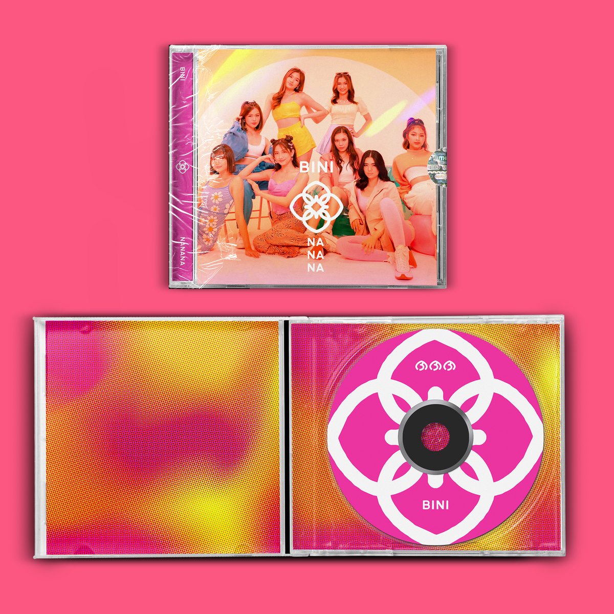 nanayjeans's tweet image. logo/branding design practice with "na na na" by @bini_ph! 🌸 (1/2)

fonts in use: bantayog and bantayog baybayin by john david maza