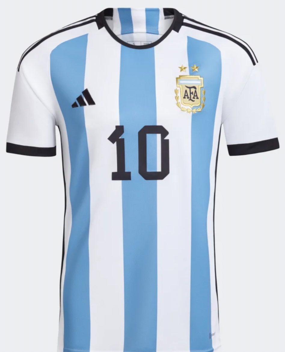messi official argentina jersey