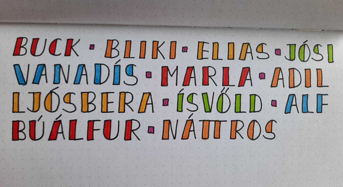 NordicNames's tweet photo. In June 2022, 12 given names were submitted to the Icelandic naming committee for approval. All of the were approved. https://t.co/zHTZp7fjaU 
#Icelandic #Icelandicnames #Nordicnames #Buck #Bliki #Elias #Jósi #Vanadís #Marla #Adil #Ljósbera #Ísvöld #Alf #Búálfur #Náttrós https://t.co/sYRQ46waB8