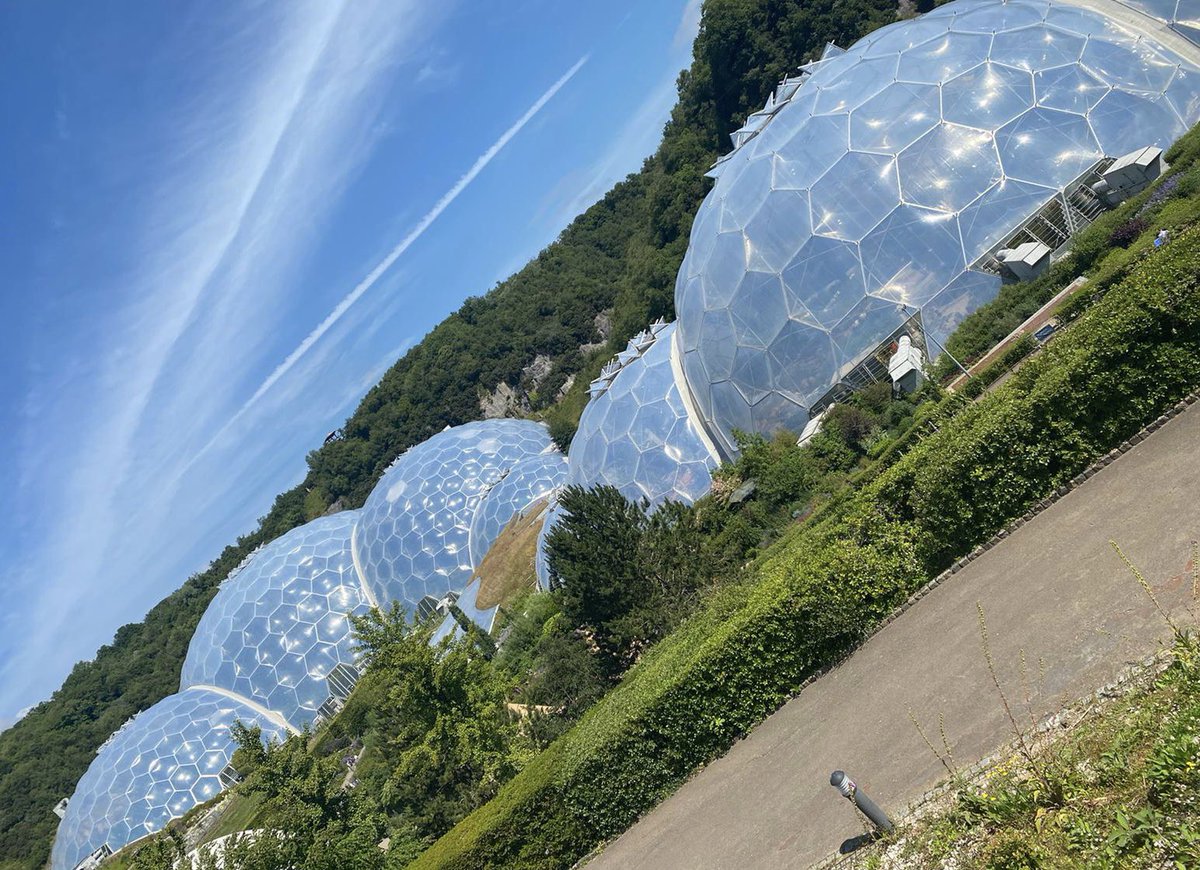 HeadteacherDcc's tweet photo. Cornwall Trip - It’s a lovely day in the South West for our Geographers who are today visiting @EdenProject . #DCC #DCCGeography  #BeDCC #Cornwall #DCCCornwall2022 https://t.co/EVqP0Mlrqk