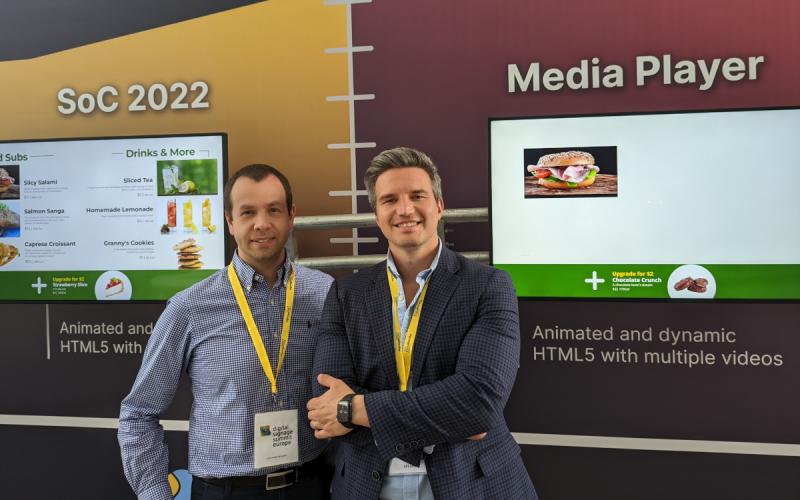 signageOS's tweet photo. We had a great couple of days at DSSE! Thank you, invidis consulting GmbH for a fantastic event. We have plenty to celebrate 🎉 with the awards we have received 🏆.
#digitalsignage #munich #dsse #dss https://t.co/NhrX1sLhMp