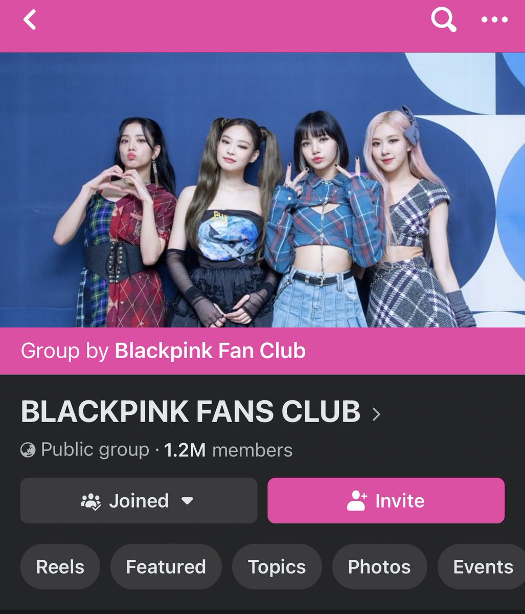 jnkspear's tweet photo. just found a blackpink facebook group that has 1.2 million members omg https://t.co/AKe9aCLGpP