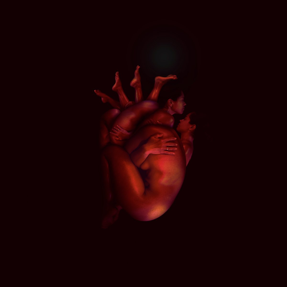 LinceMasha's tweet photo. We have a group where we create art on different themes together. Right now our theme is "Self Love," and this is my work. 
Only now, after all these years, I have accepted and loved my body, and this work is just about that 🫀❤️
#nftarttherapy #selflove #nft https://t.co/H0jE1lGEGf