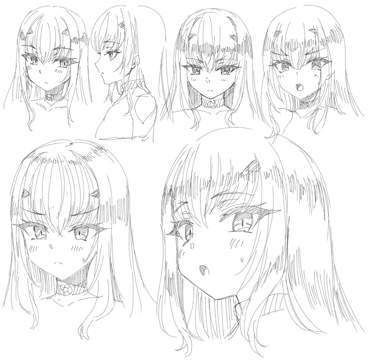 顔を可愛く描けるようになりたいから今日から練習するぞ! 