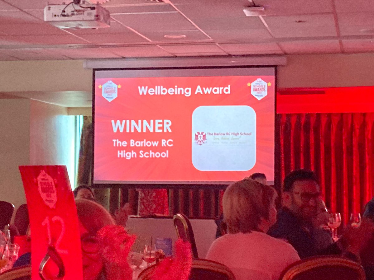 TheBarlowRC's tweet image. WIN NUMBER 2! WELLBEING AWARD!

At The Barlow RC, the wellbeing of our Barlow Family is our priority, winning this award means so much to us. Well done Team Barlow!

@SchoolsAwards
 #MENSCHOOLS2022
#TheBarlowRC #Wellbeing
