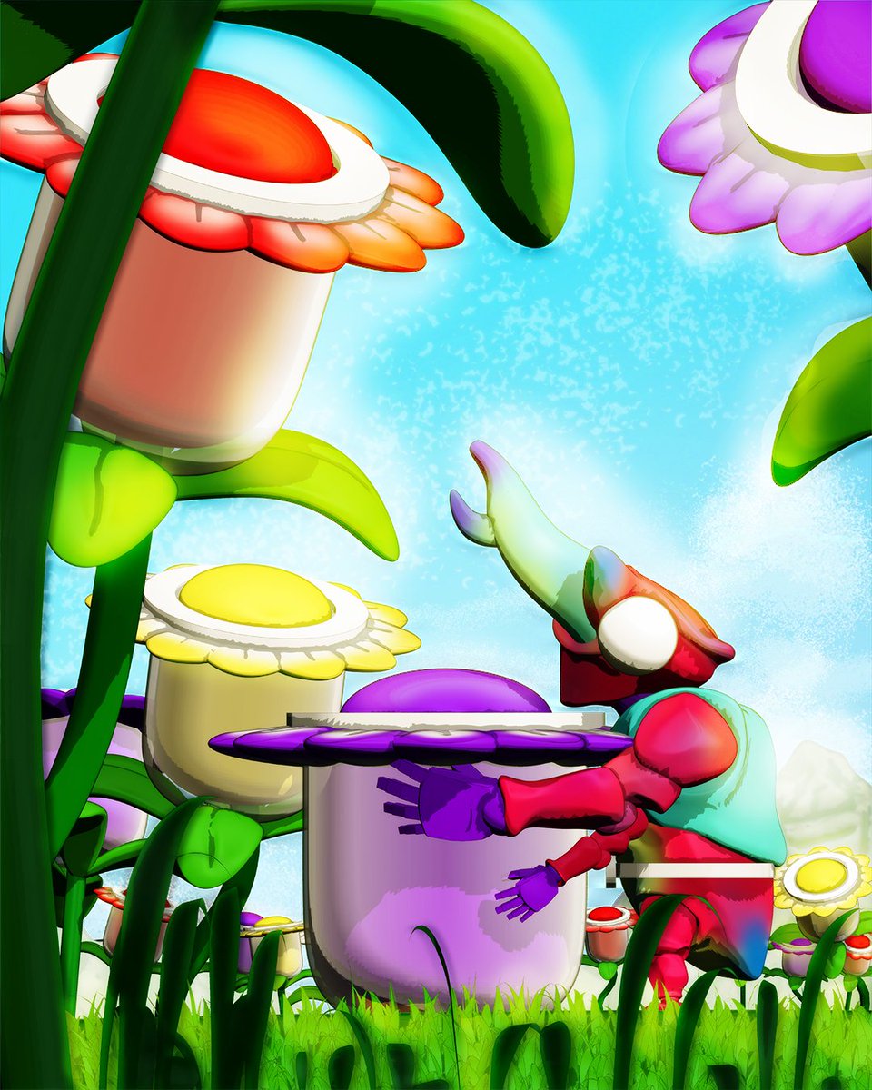AditiarakhmanG's tweet photo. Listed another The Dashing Sam Series on @formfunction
Harvesting Jelly Cup Flower
Listed for 1.5 ◎
https://t.co/9vYrKle12Q
#SolanaNFT #nftart #NFTCommumity #formfunction #thedashingsam #illustration #zbrushforillustrators #NPRfilters #characterdesign #visdev https://t.co/8mn3pmVoI5