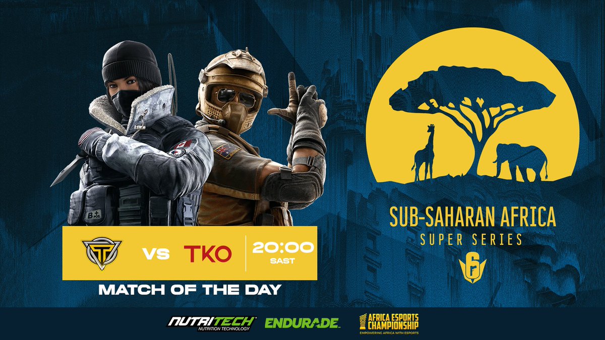 🚨GAME DAY🚨

Match up
2K Esports 🆚 @TeamTKOgg 

Time
20:00

Casters
<a href="/Alpha_Simp/">Alpha Simp</a> &amp; @KanyeDefuse 

Link
twitch.tv/rainbow6ssa

#R6SSA