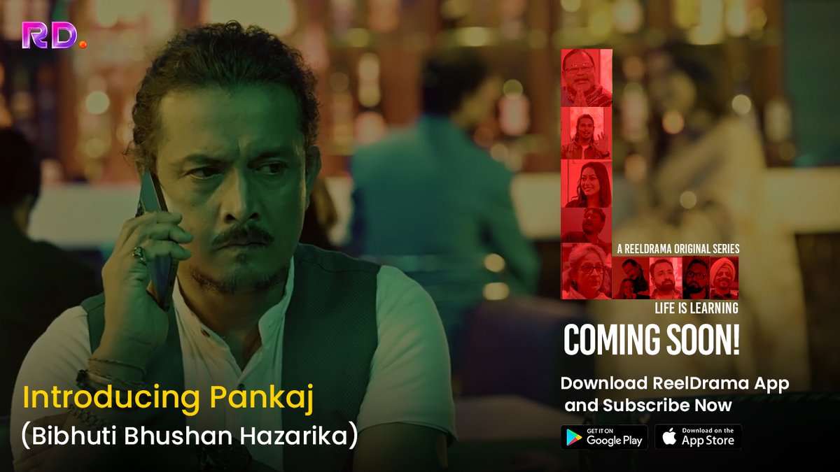 Reeldrama2's tweet photo. Watch Bibhuti Bhushan Hazarika in our upcoming web series #L in which he will be playing the role of Pankaj, a man filled with deceit.
Coming soon only on #ReelDrama.
#AssameseWebSeries #Assam #Webseries #Drama https://t.co/KqYIaMdFyS