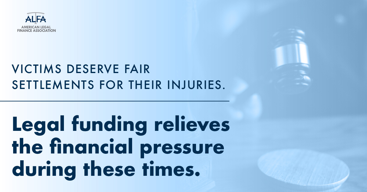 ALFA_Law's tweet image. Victims with legal claims often find themselves under significant financial pressure while they pursue a fair settlement. #Legalfinancing gives them access to cash for personal, non-legal expenses during the sometimes-long pendency of their case.