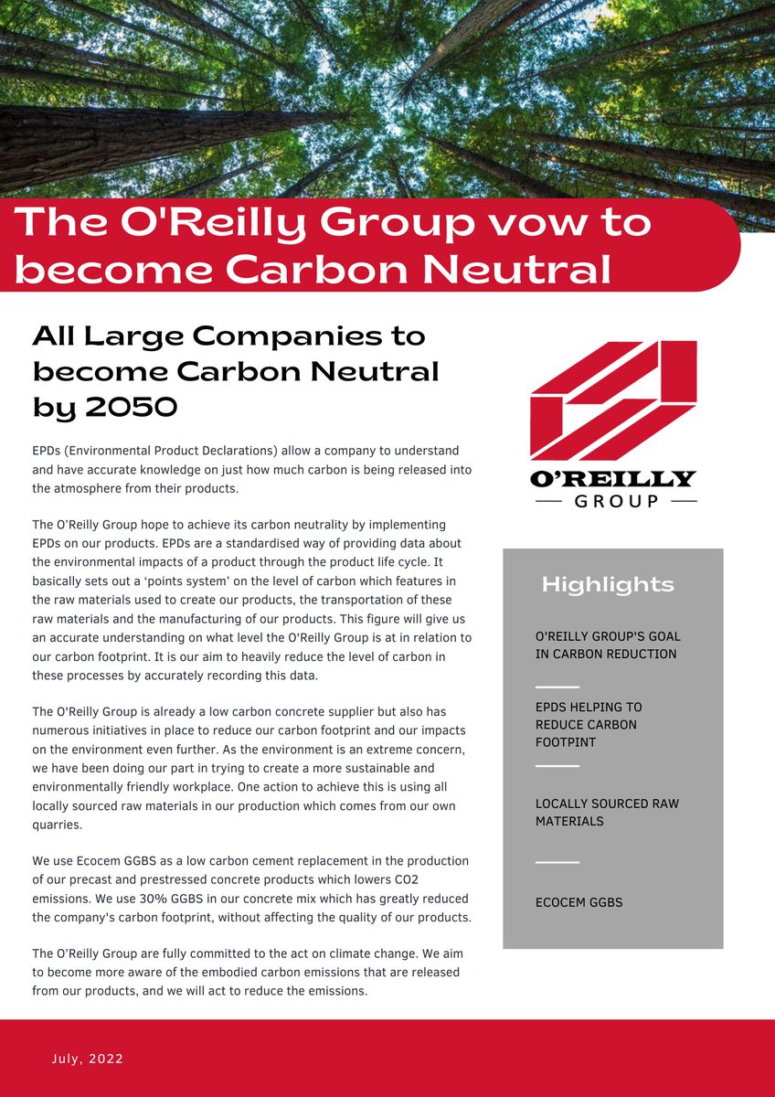 Check out our July 2022 newsletter.

As a Group we are striving to reduce our carbon footprint and improve our environmental impacts. And here is just one of the ways in which we hope to achieve this…