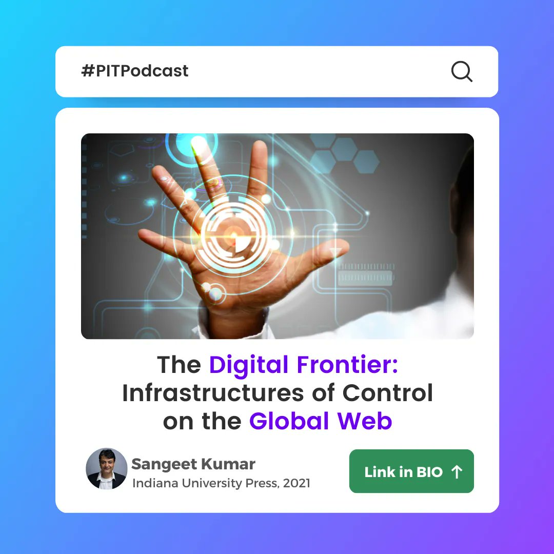PitPolicy's tweet photo. In this week's #PITPodcast, @thesangeetkumar reflects on the #digitalecosystem created by the world wide web, together with power imbalances.

Listen to the full episode here: https://t.co/BTSo5GRYRa https://t.co/7o9iG39osW