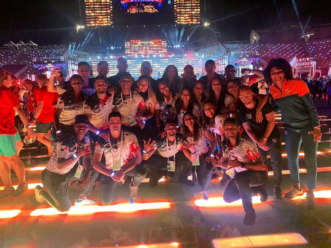 BitacoraPma's tweet photo. #TWG2022 Anoche fueron inaugurados The World Games - Birmingham 2022.

Panamá🇵🇦 tendrá acción en el flag football (femenino, y masculino), karate (Héctor Cención en kata), y jiu-jitsu (Alejandro Milord).

The World Games cuenta con deportes y pruebas no olímpicos.

📸: @TWG2022 https://t.co/zE4TnY8qLR