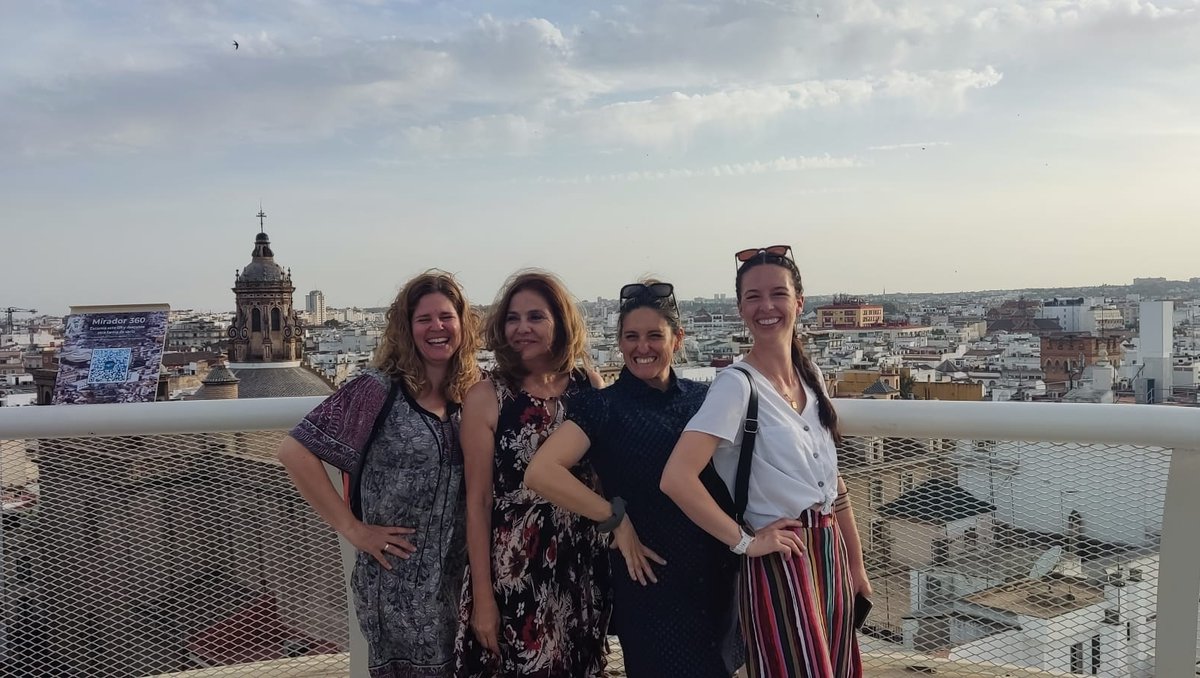 SemesterInSpain's tweet photo. We are saying goodbye to another one of our amazing staff, Bailey Salcido!

She has been working as the SMC since 2019. The highlight of Sevilla has been the friendships. She will miss living every day life with the amazing people who have blessed her with their friendship. https://t.co/6HRSJvgLFr