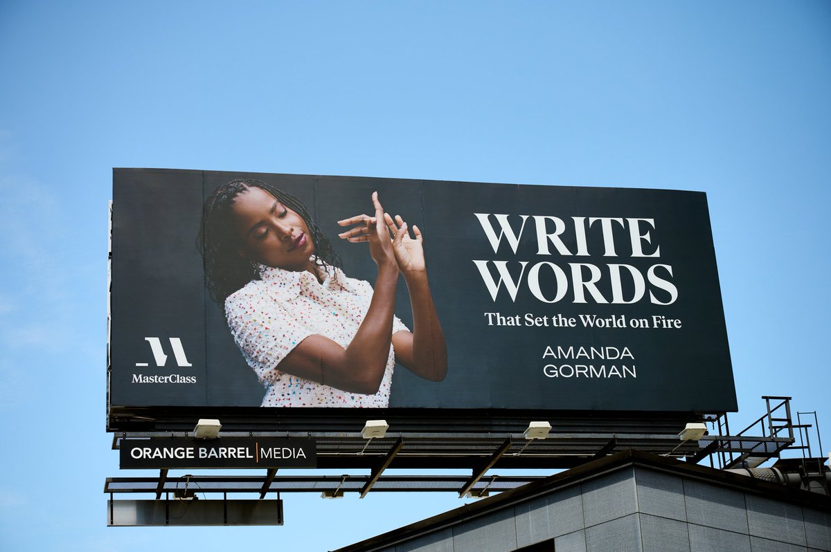 Phylicia J. L. Munn (@phyliciajlmunn) on Twitter photo The awe-inspiring <a href="/TheAmandaGorman/">Amanda Gorman</a> photographed by me for <a href="/MasterClass/">MasterClass</a>. Plus a billboard!
I'm honored 💛 The awe-inspiring <a href="/TheAmandaGorman/">Amanda Gorman</a> photographed by me for <a href="/MasterClass/">MasterClass</a>. Plus a billboard!
I'm honored 💛