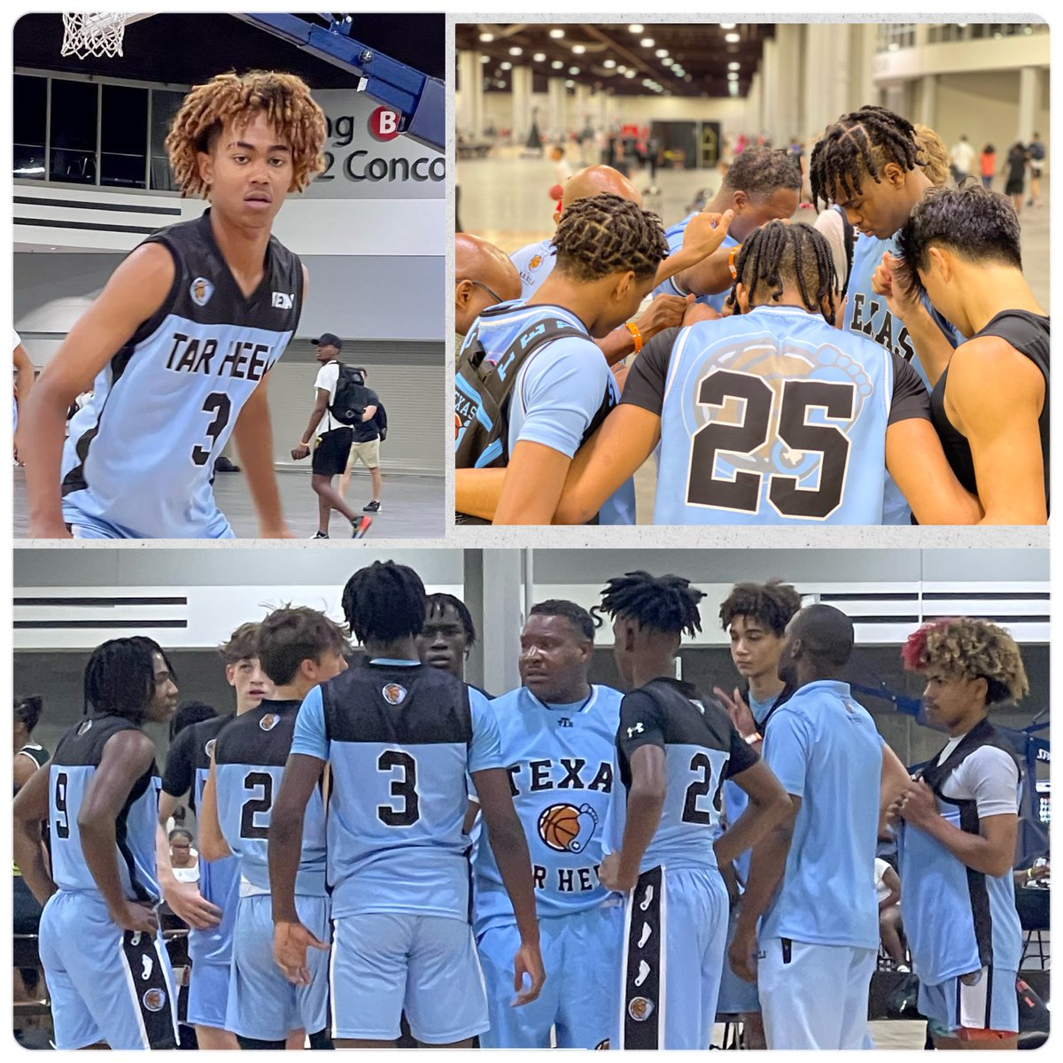 Day One — Best of the South.  #Atlanta #texastarheelsbasektball #liveperiod #exposure
