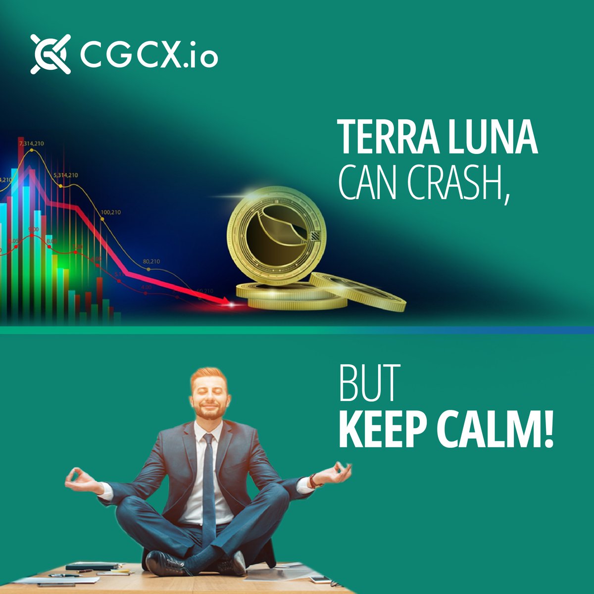 CGCXofficial's tweet photo. Crypto trading is rooted in volatility. Do not let this recent crash instill a sense of panic! Evaluate your situation and if possible, opt for holding your assets during such dire-looking scenarios.
$MJWL, Majic Corpย
#lunacrypto #cryptotrading #HODLER https://t.co/qV6tLaoaCH