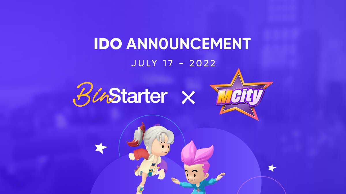 BinStarterio's tweet photo. Deep Dive into @MCity_NFT in our Upcoming #IDO, July 17 on @BinStarterio 

A New SocialFi #Metaverse platform built on BNB Chain &amp; Polygon🏙

🔸Ticker: MCT
🔸IMC: $400K
🔸IDO Price: $0.01
🔸Vesting: 50% TGE,cliff 1 month, then linear vesting in 2 mos

ℹ️ https://t.co/T13wVRn5Ko https://t.co/PMTJROH1Wm