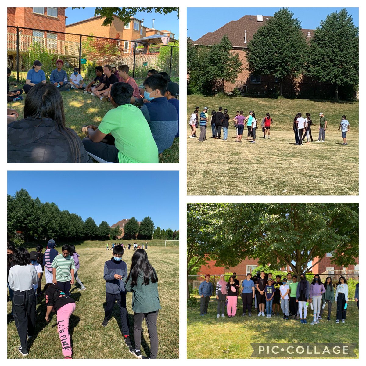 Day 3 of Leading 4 Me Camp - lots of games and fun with outdoor education <a href="/PeelSchools/">Peel District School Board</a> #leadership