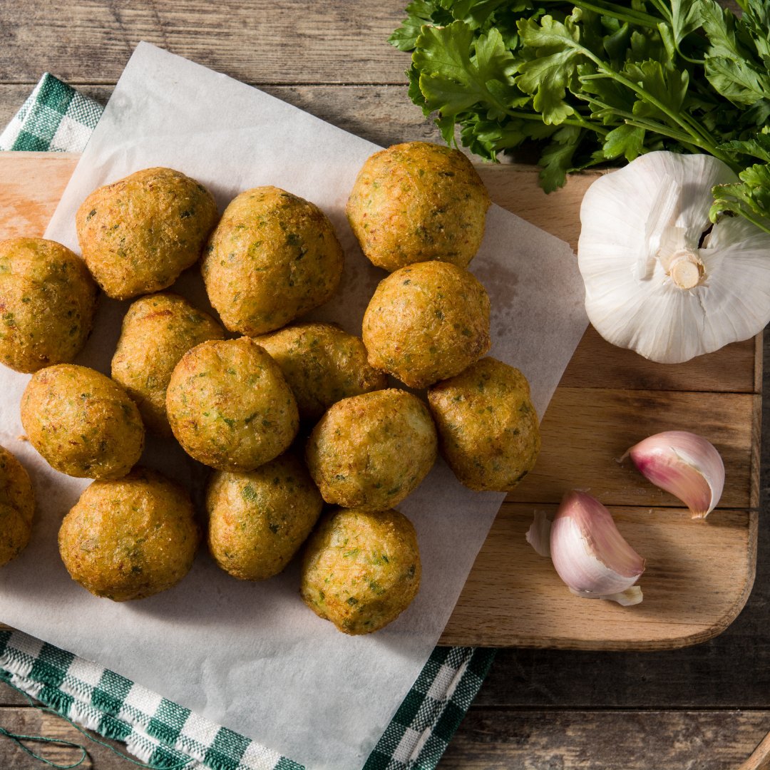 LazirLaz's tweet photo. Salt cod croquettes are a favourite not just in Spain, but across the globe. The perfect summer appetiser! #thuleventus #saltcod https://t.co/dyNMt3veOS