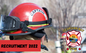 #FireFriday

Firefighter Recruitment is in full swing! Have you ever thought about joining before? Now is your chance, Deputy Fire Chief Chad Dowel is hosting a Recruitment Open House July 26, 2022 at 7:00 PM at Station 3, Port Severn.

#recruitment  #firefighter #georgianbay